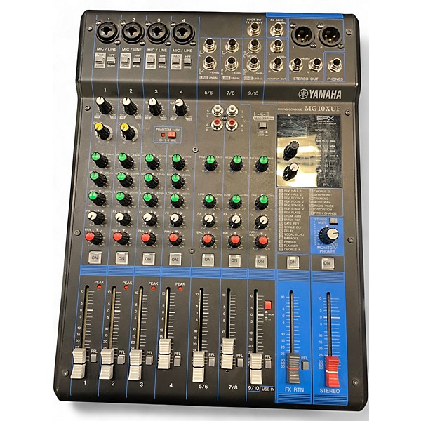 Used Yamaha MG10XUF Unpowered Mixer