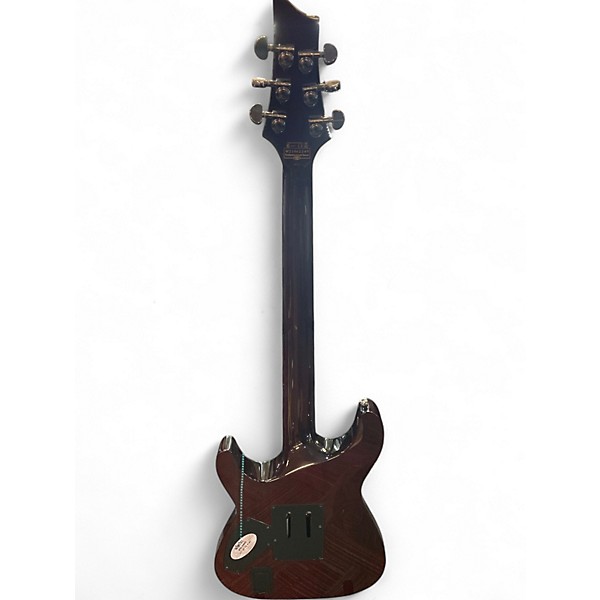Used Schecter Guitar Research Hellraiser C1 Floyd Rose Black Cherry Solid Body Electric Guitar