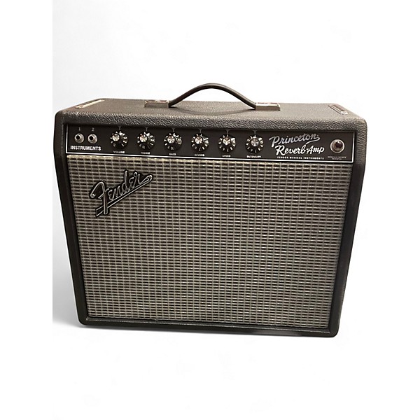 Used Fender 65 Princeton Reverb 1x10 15W Tube Guitar Combo Amp