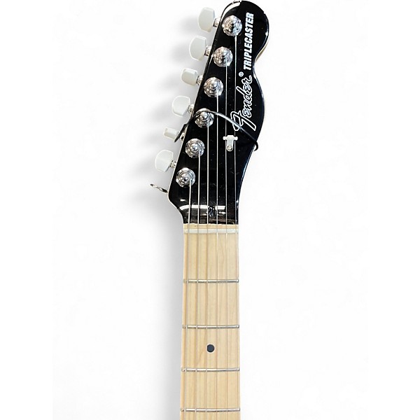 Used Fender Jack White Signature Triplecaster Black Solid Body Electric Guitar