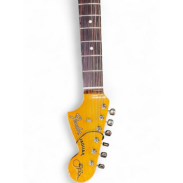 Used Fender Johnny Marr Special Jaguar LE Black Solid Body Electric Guitar