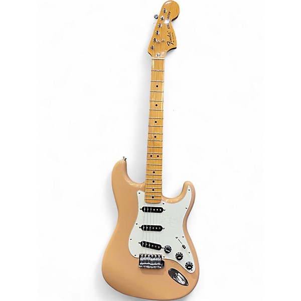 Used Fender Made in Japan Limited International Color Stratocaster Sahara Taupe Solid Body Electric Guitar