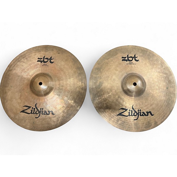 Used Zildjian 14in ZBT Hi Hat Pair Cymbal