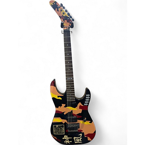 Used ESP LTD GL200K George Lynch Kamikaze Custom Graphic Solid Body Electric Guitar