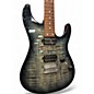 Used Ibanez AZ24S1F Trans Black Solid Body Electric Guitar