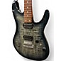 Used Ibanez AZ24S1F Trans Black Solid Body Electric Guitar