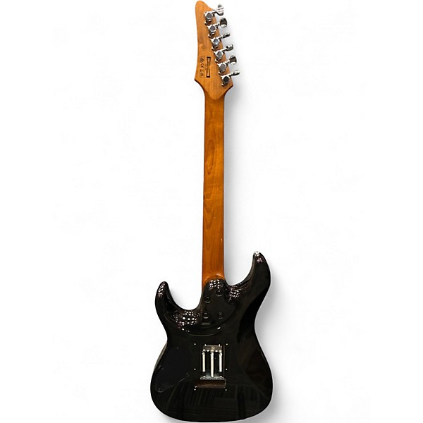 Used Ibanez AZ24S1F Trans Black Solid Body Electric Guitar