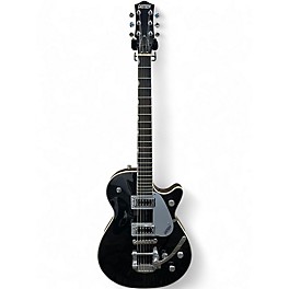 Used Gretsch Guitars G5230T Black and Silver Solid Body Electric Guitar