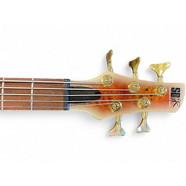 Used Ibanez SR405 5 String Mars Gold Metallic Electric Bass Guitar