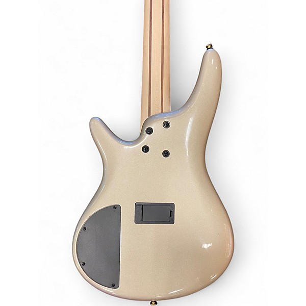 Used Ibanez SR405 5 String Mars Gold Metallic Electric Bass Guitar