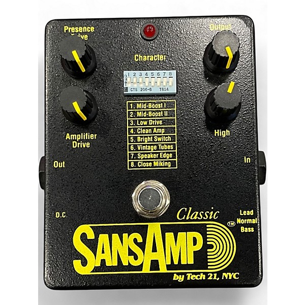 Used Tech 21 Sansamp Classic SA1 Effect Pedal