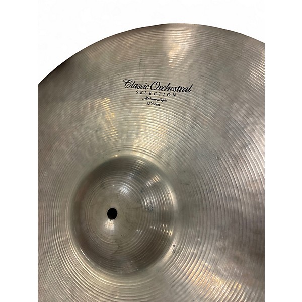 Used Zildjian 22in CLASSIC ORCHESTRAL SELECTION MEDIUM-LIGHT Cymbal