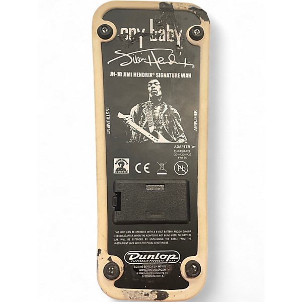 Used Dunlop JH1B Jimi Hendrix Signature Wah Effect Pedal