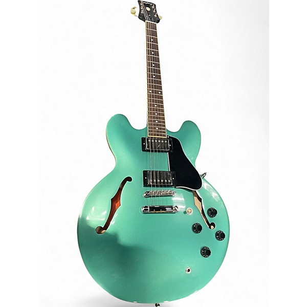 Used Epiphone 335 Inverness Green Hollow Body Electric Guitar