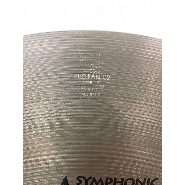 Used Zildjian 20in Avedis Symphonic Viennese Cymbal