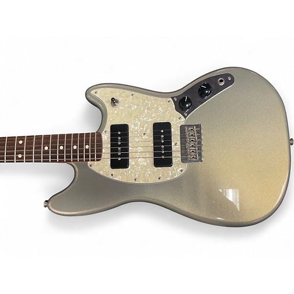 Used Fender Mustang Inca Silver Solid Body Electric Guitar