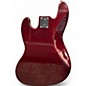 Used Fender Standard Jazz Bass 5-String Wine Red Electric Bass Guitar