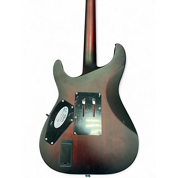 Used Schecter Guitar Research C1 Floyd Rose Platinum Crimson Red Burst Solid Body Electric Guitar
