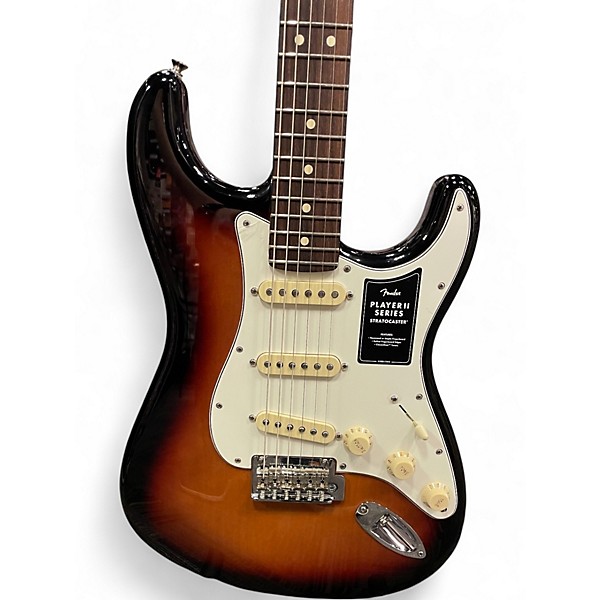 Used 2025 Fender Player Stratocaster 3 Color Sunburst Solid Body Electric Guitar