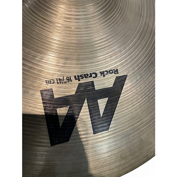 Used SABIAN 16in AA Rock Crash Brilliant Cymbal
