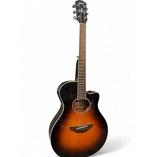 Used Yamaha APX600 Tobacco Burst Acoustic Electric Guitar