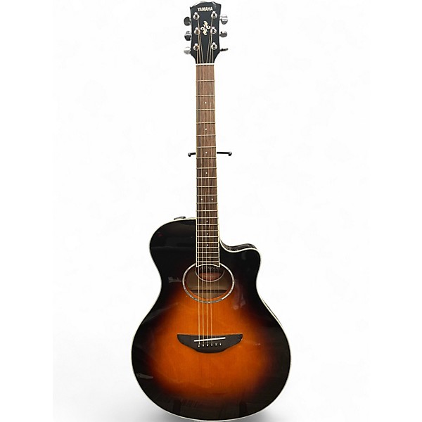 Used Yamaha APX600 Tobacco Burst Acoustic Electric Guitar