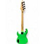 Used Dean Custom Zone 4-String Neon Green Electric Bass Guitar