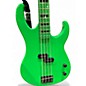 Used Dean Custom Zone 4-String Neon Green Electric Bass Guitar