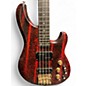 Used Ibanez MC-924 RED AND BLACK Electric Bass Guitar