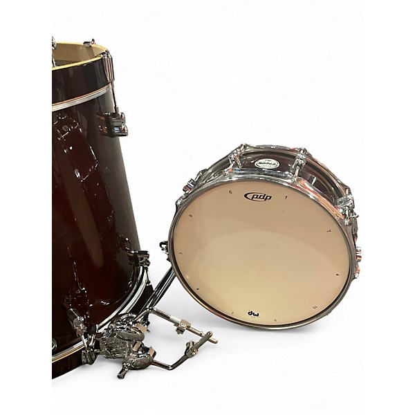 Used PDP by DW 6 Piece Concept Birch Transparent Walnut Drum Kit