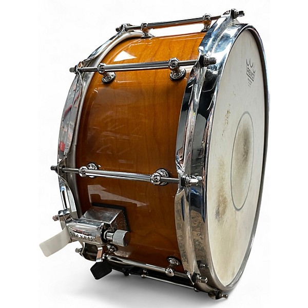 Used 2023 Pork Pie 14in 14x6.5 Bubinga Snare Lacquered Natural Drum