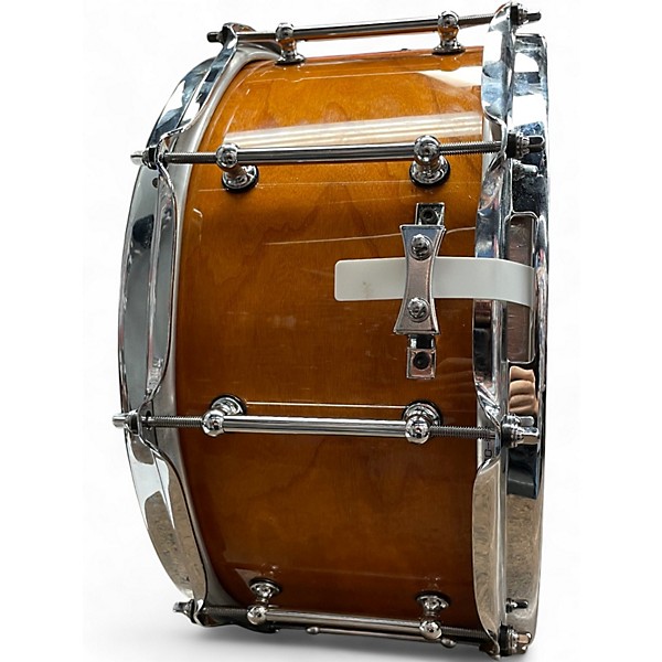 Used 2023 Pork Pie 14in 14x6.5 Bubinga Snare Lacquered Natural Drum