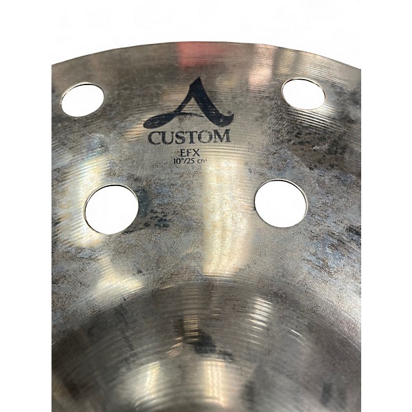 Used 2024 Zildjian 10in A Custom EFX Crash Cymbal