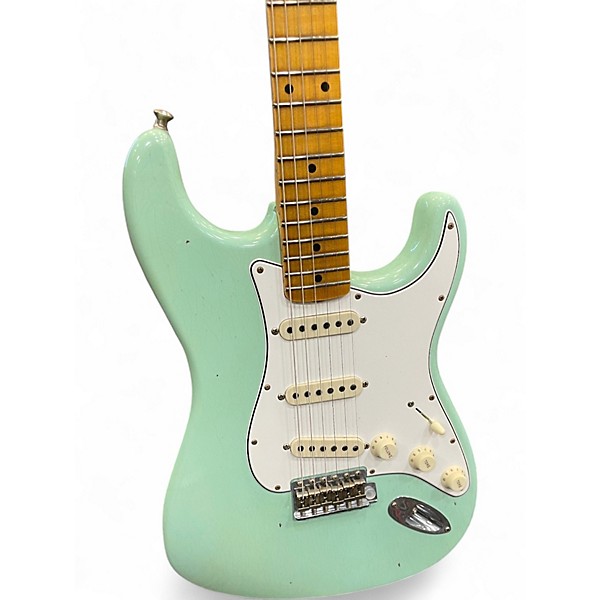 Used 2023 Fender CUSTOM SHOP POSTMODERN STRATOCASTER JOURNEYMAN RELIC AGED SURF GREEN Solid Body Electric Guitar