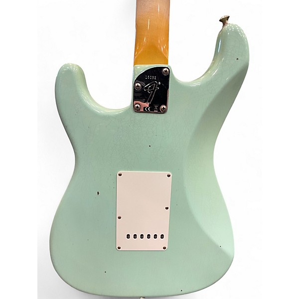 Used 2023 Fender CUSTOM SHOP POSTMODERN STRATOCASTER JOURNEYMAN RELIC AGED SURF GREEN Solid Body Electric Guitar
