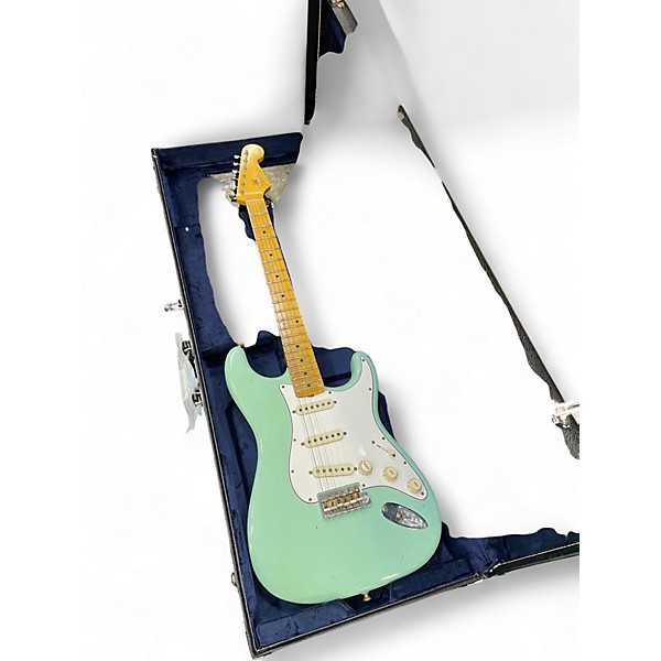 Used 2023 Fender CUSTOM SHOP POSTMODERN STRATOCASTER JOURNEYMAN RELIC AGED SURF GREEN Solid Body Electric Guitar