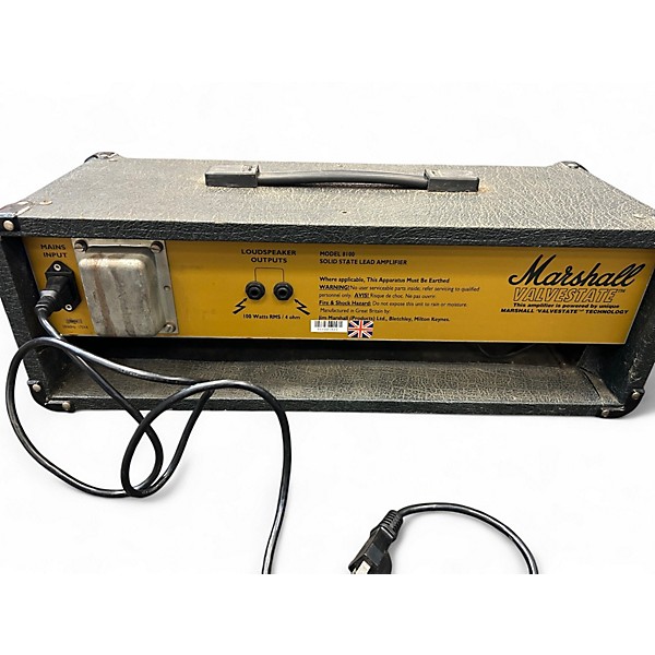 Used Marshall VALVESTATE 100V MODEL 8100 Solid State Guitar Amp Head