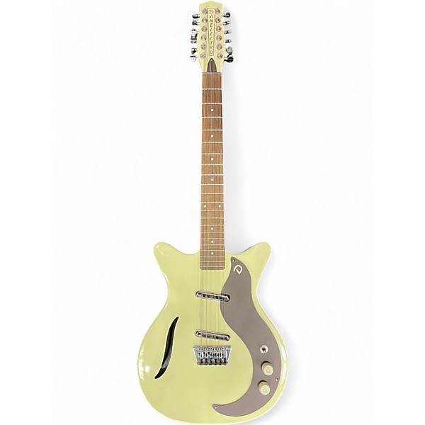 Used Danelectro D59V12 59' Reissue 12 String Vintage White Solid Body Electric Guitar