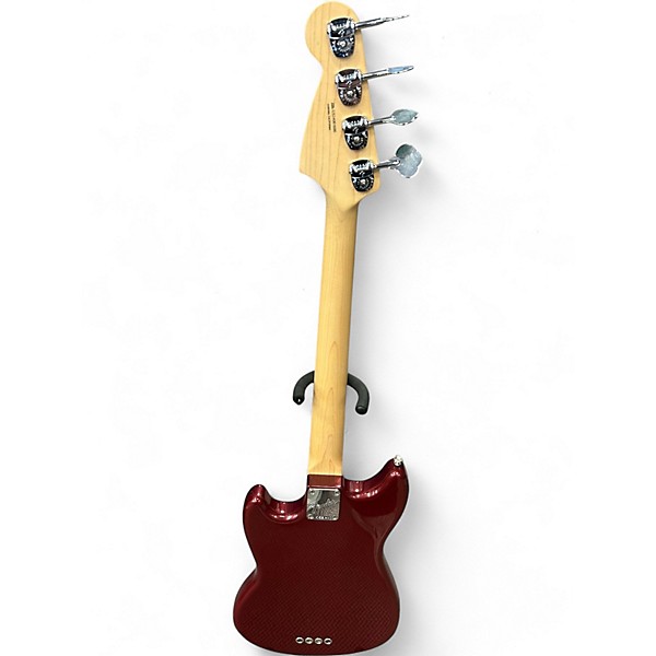 Used Fender American Performer Mustang Bass AUBERGINE Electric Bass Guitar