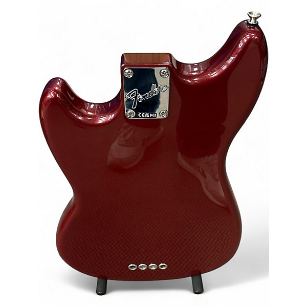 Used Fender American Performer Mustang Bass AUBERGINE Electric Bass Guitar