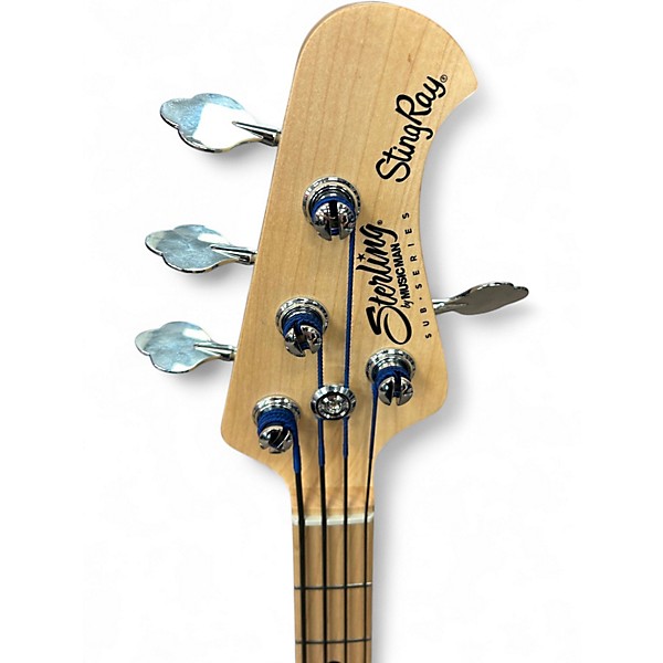 Used Sterling by Music Man Sub 4 Black Electric Bass Guitar