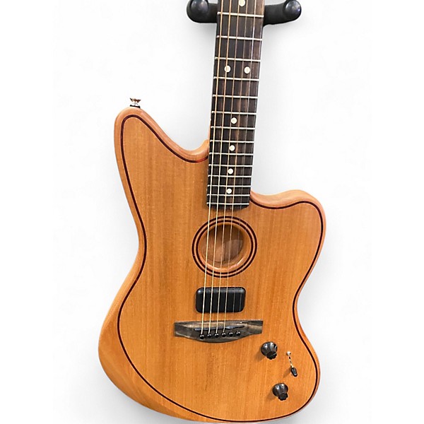 Used Fender american acoustsonic jazzmaster mahagony Acoustic Electric Guitar