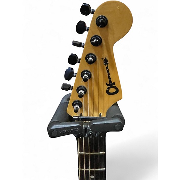 Used Charvel san dimas old yeller yellow and blk Solid Body Electric Guitar