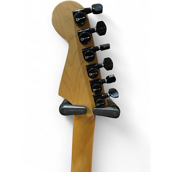 Used Charvel san dimas old yeller yellow and blk Solid Body Electric Guitar