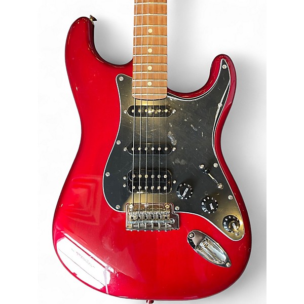 Used 2021 Fender Player Stratocaster Candy Red Burst Solid Body Electric Guitar