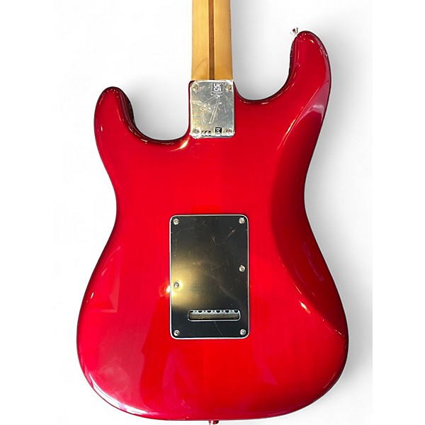 Used 2021 Fender Player Stratocaster Candy Red Burst Solid Body Electric Guitar