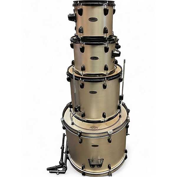 Used SPL 5 Piece Kicker Green Bronze Drum Kit