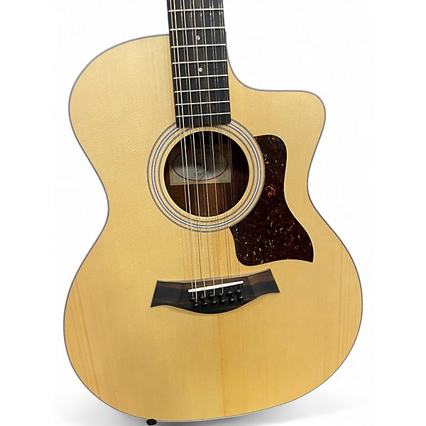 Used Taylor 254CE Natural 12 String Acoustic Guitar