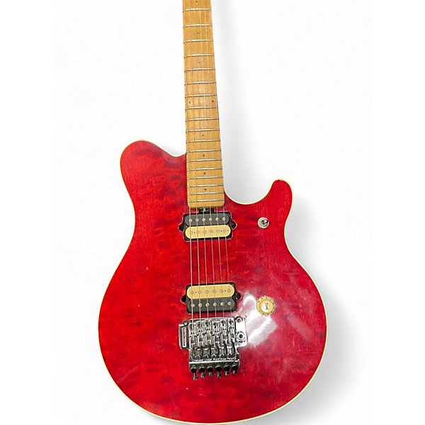Vintage 1992 Ernie Ball Music Man EDDIE VAN HALEN WOLFGANG CHERRY RED Solid Body Electric Guitar