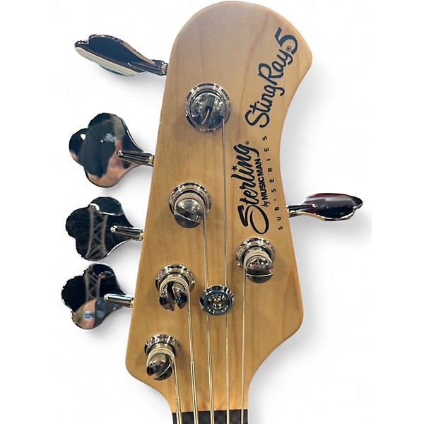 Used Sterling by Music Man Ray5 5 String 2 Color Sunburst Electric Bass Guitar